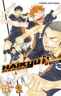 Haiky�!! - Les As du Volley T.2 - (couverture arri�re endommag�, voir photo)